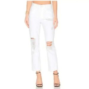 Alexander Wang White Cult Ripped Jeans
